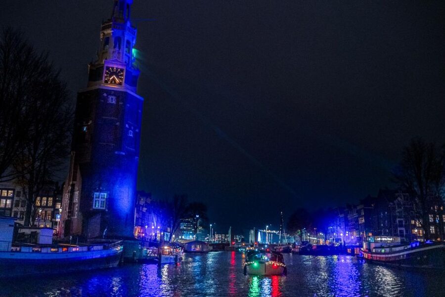 Amsterdam: Evening Candle Light Cruise With Wine & Cheese - Magere Brug and the Amstel River