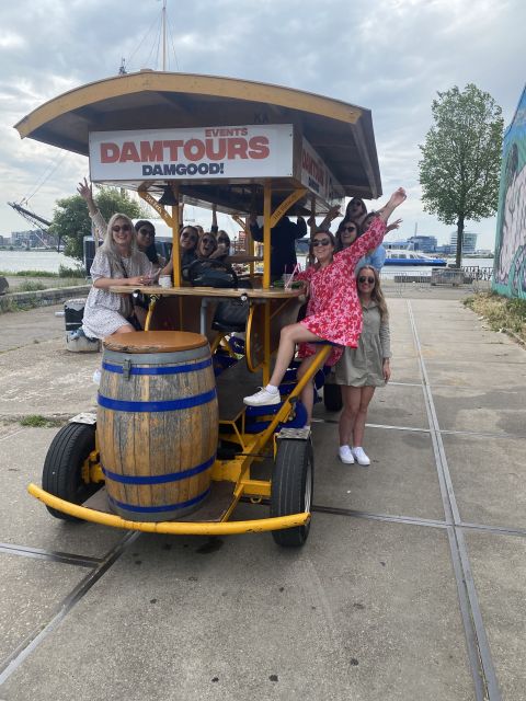 Amsterdam: Guided Beer Bike or Prosecco Bike Tour - Choosing beer, prosecco, or the mixed bike