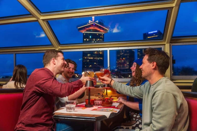Amsterdam: Unlimited Cocktails Cruise on the Canals - The Magere Brug after dark