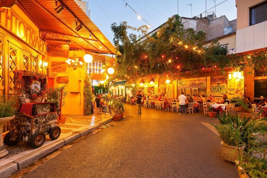 Athens: Premium Food and Wine Tasting Tour in the evening - Gelato after dark