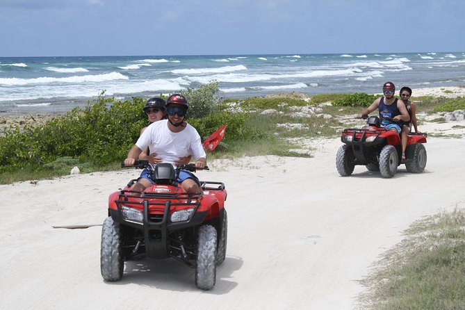 ATV Seashore + Cenote Combo: Mezcalitos & Mayan Cenote Experience - Lunch and snorkeling at Playa Uvas
