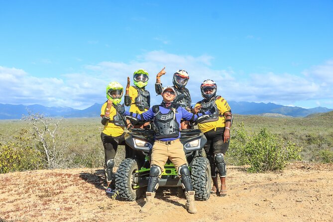 ATV Tour, Camel Ride, Tequila Tasting and Mexican Buffet Lunch - Tequila and mezcal tasting with a coastal view