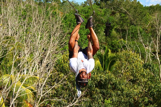 ATV, Ziplines & Cenote. Lunch & Tequila Tasting Included - Hanging bridges with a simple challenge