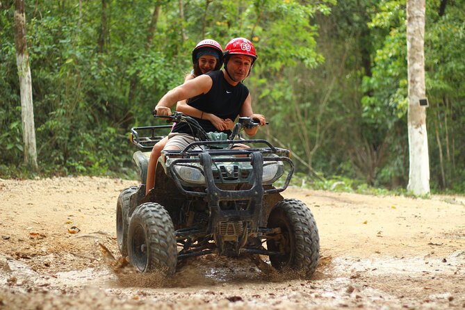 ATV, Ziplines & Cenote. Lunch & Tequila Tasting Included - A freshwater cenote with three ways in