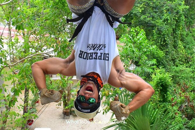 ATV, Ziplining & Cenote Tour, Transportation & Tequila Tasting - Five canopy ziplines and three rope bridges
