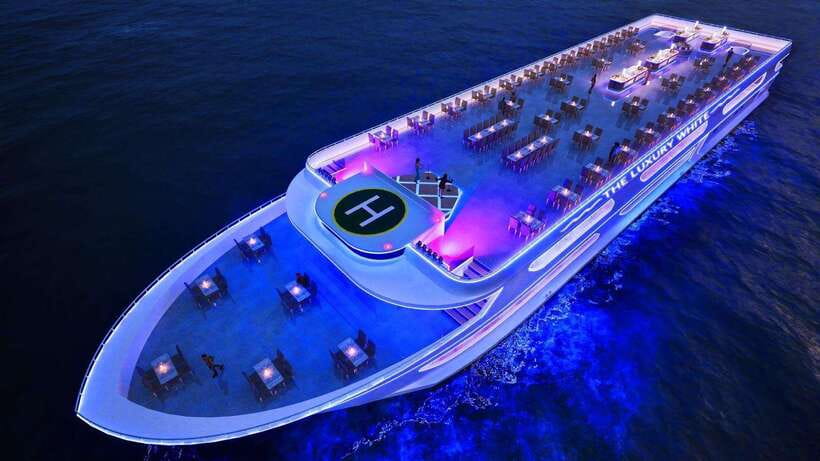 Bangkok: Luxury White Dinner Cruise Free Flow Beer and Wine - A dinner cruise built around Bangkok’s night views