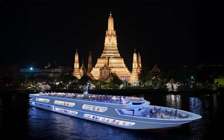 Bangkok: Luxury White Sunset or Dinner Cruise with Beer - Picking between Asiatique and ICONSIAM