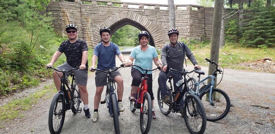 Bar Harbor: Acadia National Park Carriage Roads Ebike Tour - Eagle Lake and the bridges built for carriages