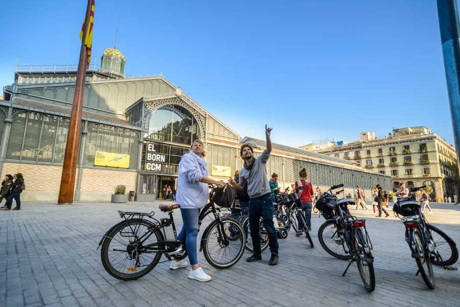 Barcelona eBike Tour with Wine and Tapas Experience - The W Barcelona viewpoint