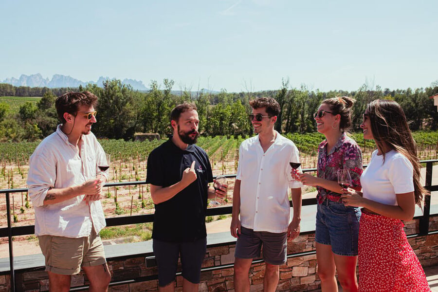 Barcelona: Montserrat with Winery, Lunch, and Train Options - Oller del Mas, a castle winery at the mountain’s foot