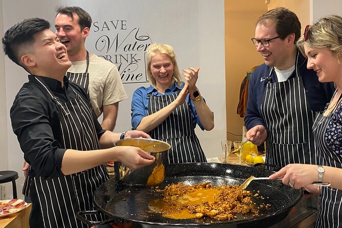 Barcelona Paella Cooking Class & Boqueria & Hofmann-Trained Chefs - Making Sangria Your Way