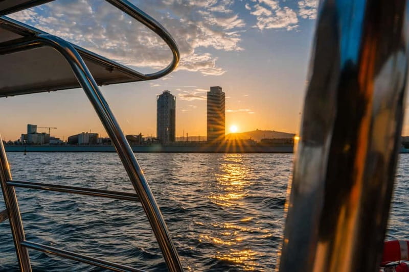 Barcelona: Sunset Catamaran Cruise with Wine and Tapa - The Barcelona coast at sunset