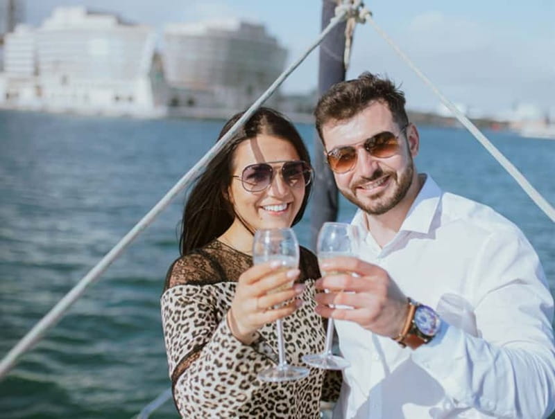 Barcelona: Sunset Skyline Cruise with Cava and Snacks - Finding the sailboat at Port Olímpic
