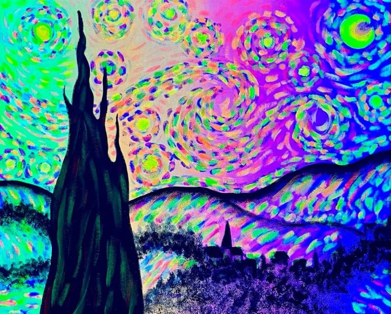 Barcelona: Wine and Van Gogh Paint and Sip Painting Class - Choosing the right painting style for you