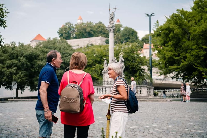 Bratislava: Private Walking Tour with Optional Beer Tasting - From Man at Work to the Main Square