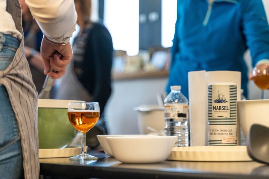 Bruges: Belgian Waffle-Making Workshop with Beer Tasting - Choosing a beer for the batter