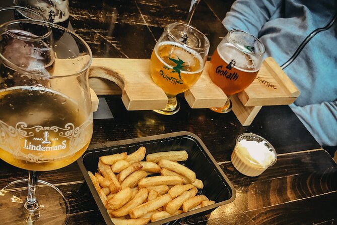 Brussels Walking and Tasting Tour (Beers,Chocolates&Fries/Waffle) - The Royal Gallery of Saint-Hubert and Belgian chocolate