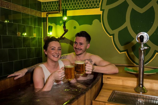 Budapest BeerSpa with Unlimited Beer and Optional Széchenyi Bath - A beer bath inside Budapest’s grand thermal complex