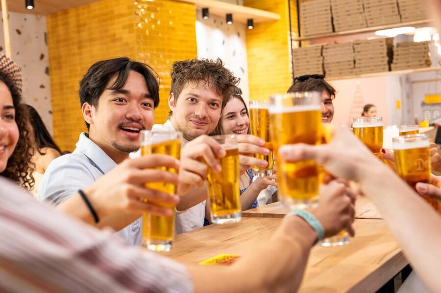 Budapest: Guided Food Tour with Wine, Beer, and Shots - Street food first: soup and lángos