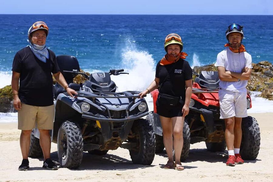 Cabo San Lucas: Beach & Desert ATV Tour with Tequila Tasting - Choosing a single, double, or upgraded ATV