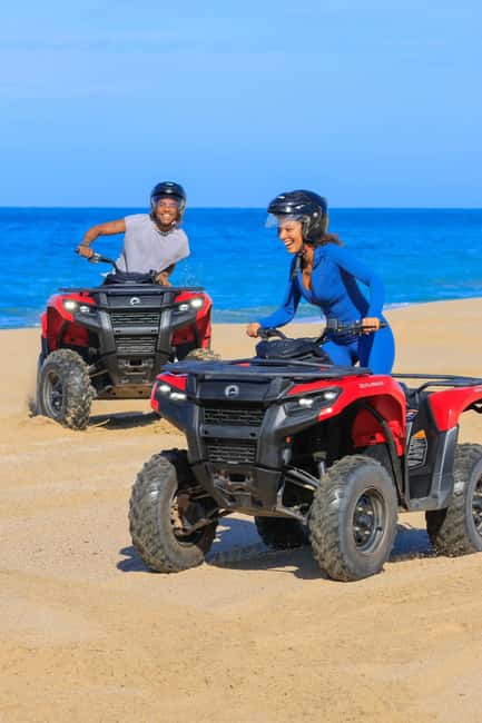 Cabo San Lucas: Beach & Desert ATV Tour with Tequila Tasting - Across the desert, riverbeds, and mountain trails