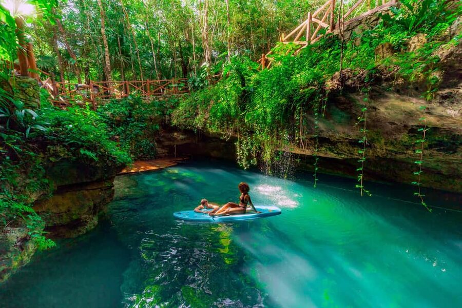 Cancún: Cenotes Adventure with Tequila Tasting & Mayan Snack - Zipline thrills without a full adventure course