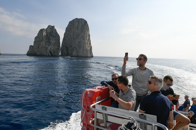 Capri and Anacapri Guided Tour with Limoncello Tasting from Capri - The boat ride around Capri