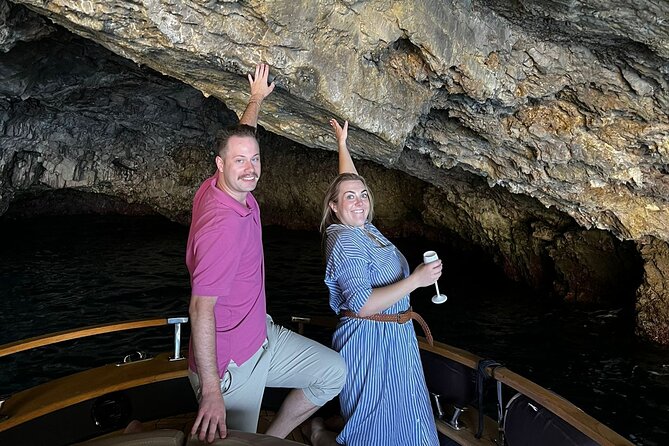 Capri in a Day: Boat Tour + City Visit + Free Bar + Brunch - The 45-minute pause at Punta Ventroso