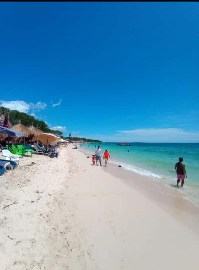 Cartagena: Barù Island Playa Blanca with Lunch - The walk down to Playa Blanca