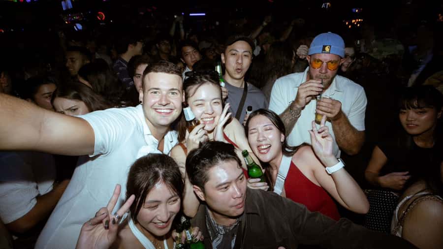 Chiang Mai Pub Crawl: 4 Venues, Beer Buffet & VIP Entry - The Library adds cocktails and the fire show