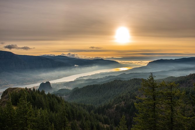 Columbia Gorge Waterfalls & Wineries from Portland: All-Inclusive Afternoon Tour - Following the Historic Columbia River Highway