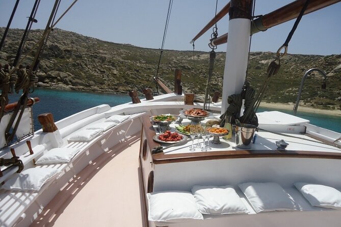 Corfu: Sunset Cruise on a Wooden Vessel with Cocktails & Bites - The sunset stop near Kanoni