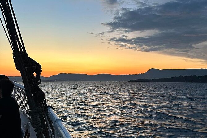 Corfu: Sunset Cruise on a Wooden Vessel with Cocktails & Bites - The Old Fortress from the Ionian Sea