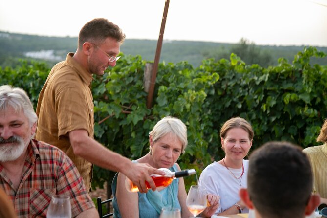 Dinner in the vineyard with wine tasting and walk - Dessert, rosoli, and the long-table atmosphere