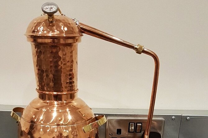 Distill a bottle of Gin on mini copper stills - Tasting the bottle you made