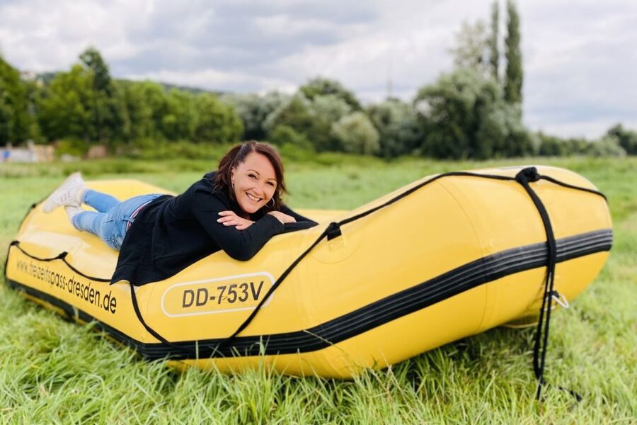 Dresden: Private Inflatable Boat Tour with Beer Garden Stop - Seeing Dresden from Körnerplatz