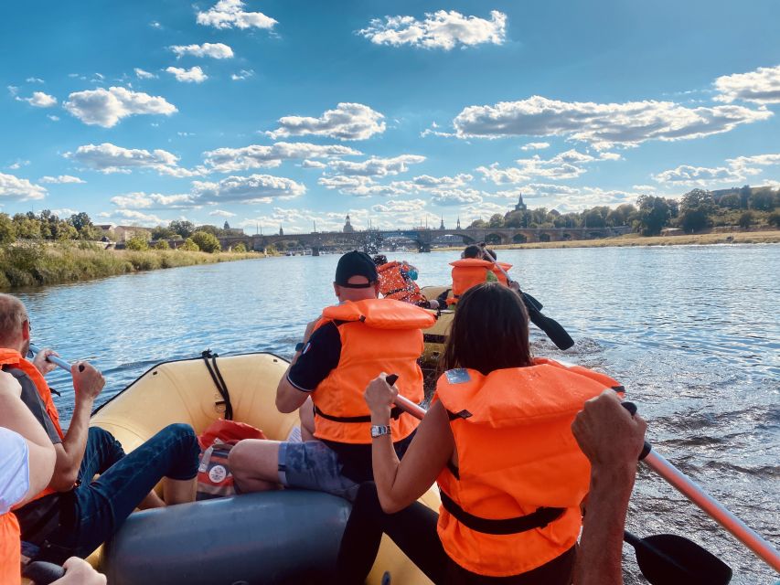Dresden: Private Inflatable Boat Tour with Beer Garden Stop - Reaching Altübigau and the stated finish