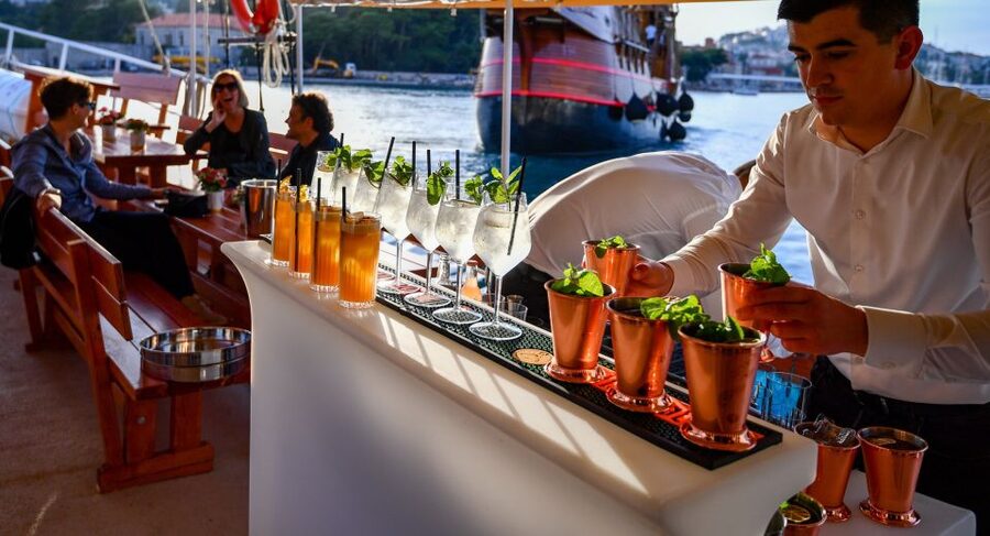 Dubrovnik: Panoramic Sunset Cocktail Cruise Around Old Town - Cocktails prepared on board