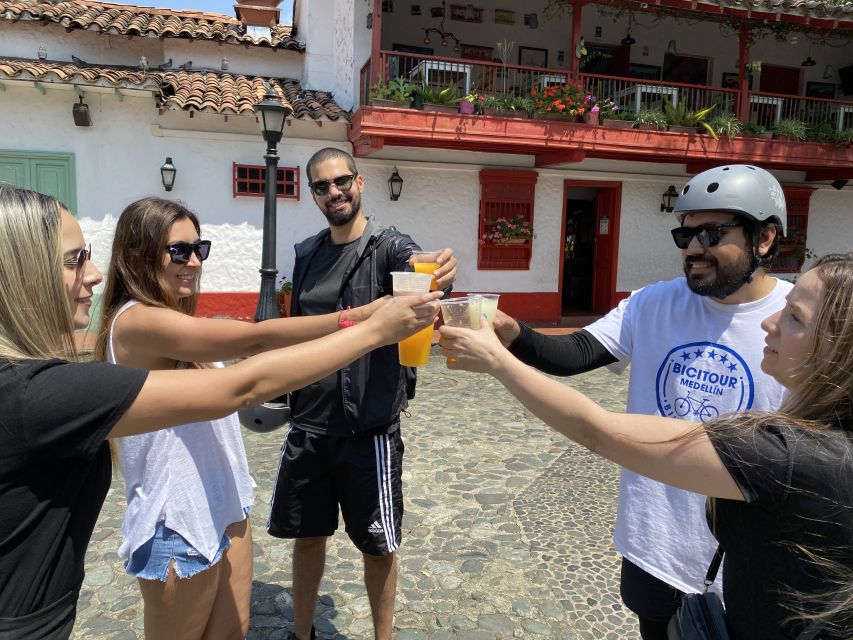 E-Bike City Tour Medellin with Local beer and Snacks - La Alpujarra and the city’s public face