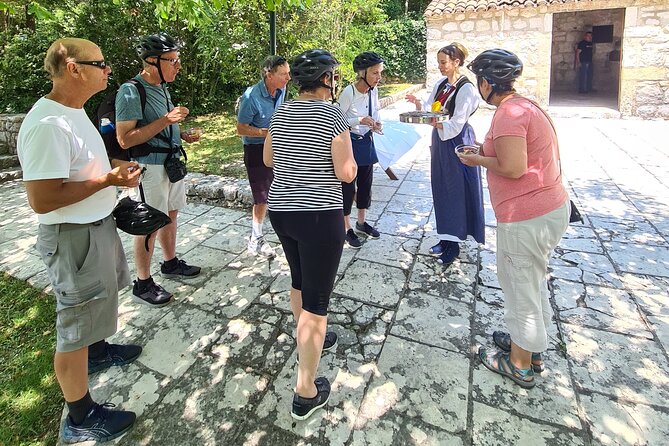 E-Bike Tour + Gourmet Lunch + Wine Tasting (Small Group) - Old mill, local sweets, and liqueurs in Ljuta