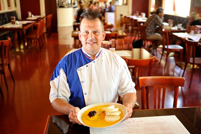 Eating Prague Food & Beer Tour by Eating Europe - Bistro U Býka explains Czech and Slovak food through chlebíčky