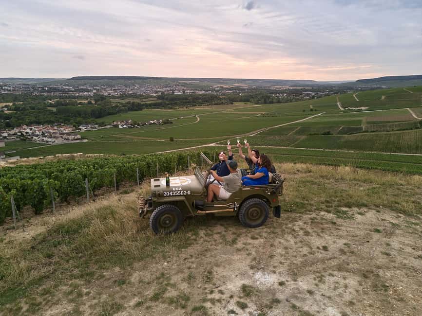 Epernay: Jeep tour of the vineyards with tasting and visits - What the private format changes