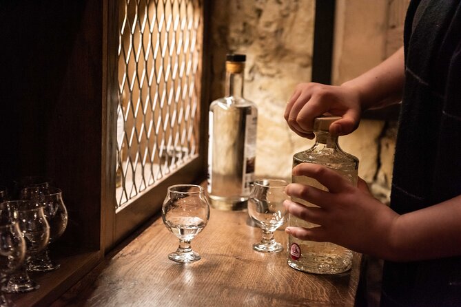 Evolution of Gin and Underground Gin Tasting in Edinburgh | 1hr - Is $37.29 fair for four gins?