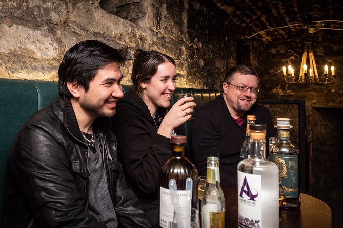 Evolution of Gin and Underground Gin Tasting in Edinburgh | 1hr - Practical details before you book