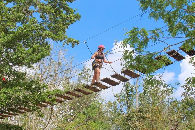 Family ATV Cenote Five Zip Lines Photos Taco Lunch Tequila Taste - A six-hour Cancun outing with plenty packed in