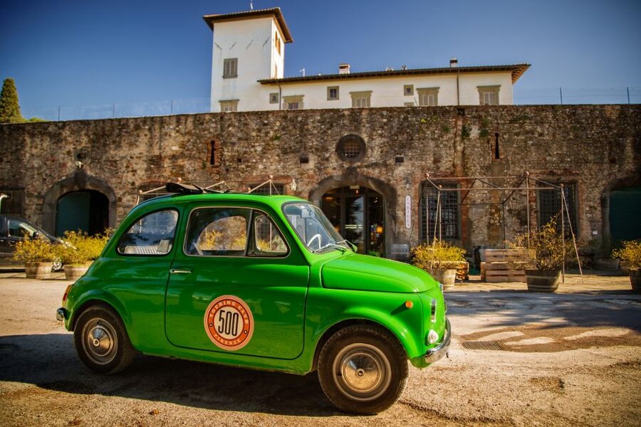 Florence Wine Tasting and Tuscan Lunch in a Vintage Fiat 500 - Wine, olive oil, and a light Tuscan lunch