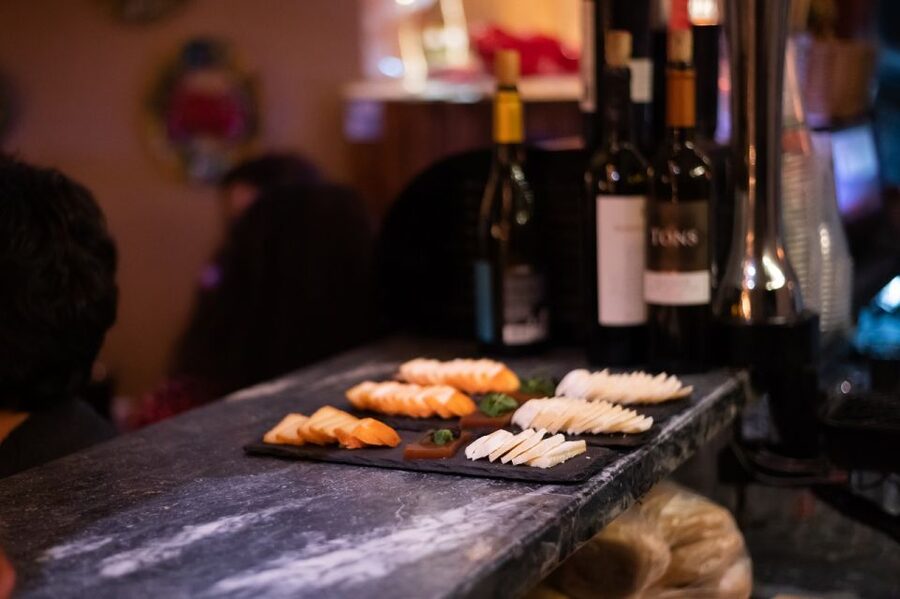 Food Tour: Portuguese wine & Tapas with Ginjinha Tasting - Stop two: another restaurant and another small plate