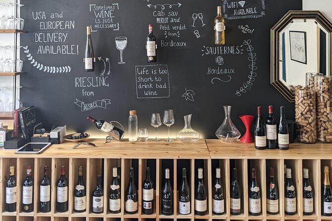French Wine, Champagne And Cheese Tasting Paris SECRET WINE DOOR - A shop visit with a practical payoff