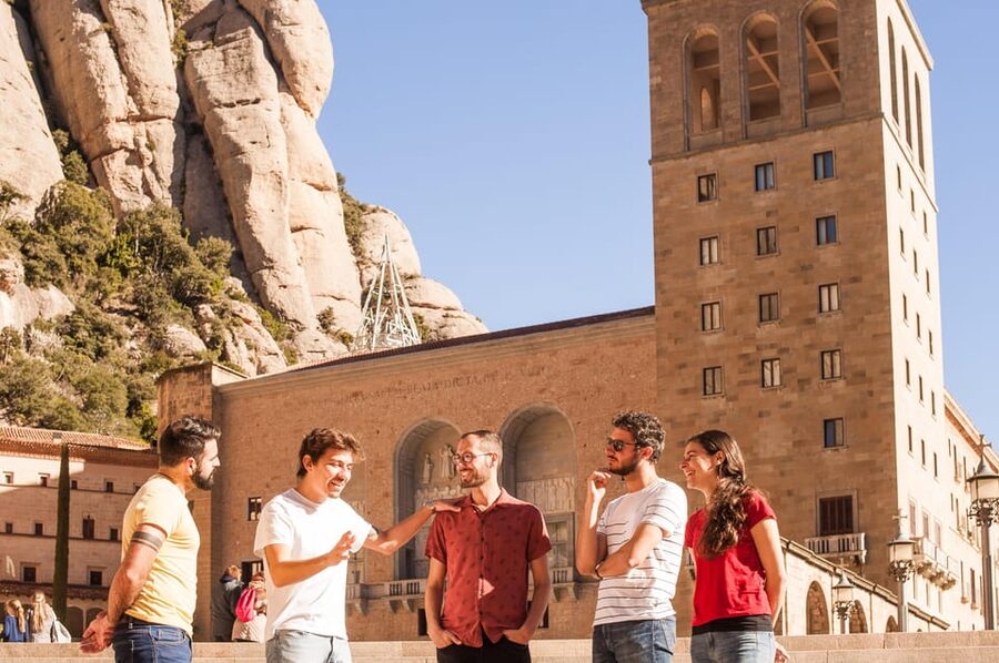 From Barcelona: Montserrat Half-Day Wine and Tapas Trip - Montserrat Basilica and the mountain paths