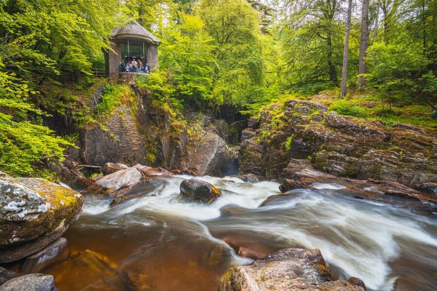 From Edinburgh: Full Day Scottish Highlands and Whisky Tour - Dunkeld combines village streets and cathedral views